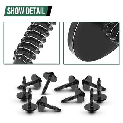 Solid Spare 10pcs Fender Liner Torx Screw Bolts Fit For 2008-2021 Buick Cadillac Chevy GMC