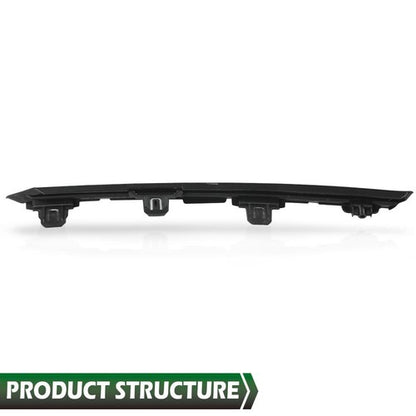 Solid Spare Fit For 2019-2023 Toyota RAV4 Front Bumper Insert Upper Grille Trim Molding Left