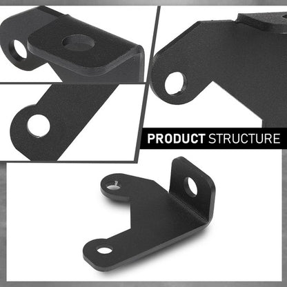 Solid Spare Spare Tire Antenna Mount Bracket Fit For 2007-2018 Jeep Wrangler JK JKU 2/4Door