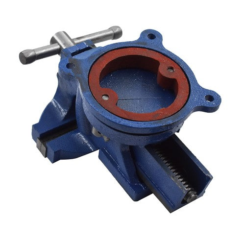 Solid Spare New 4in Bench Vise W/ Anvil Swivel Locking Base Tabletop Clamp Heavy Duty Steel