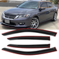 For 2013 2014-2017 Honda Accord Seden Window Visor Sun Rain Guard Vent 4 Pcs