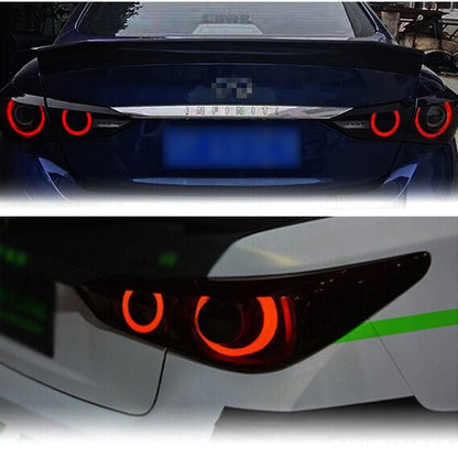 Fit 2018-2023 INFINITI Q50 Skyline V37 400R Style Smoke LED Tail Lights Lamps