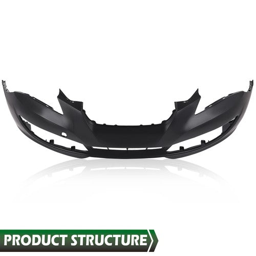 Solid Spare Front Bumper Cover Fascia Fit For 2010 2011 2012 Hyundai Genesis Coupe