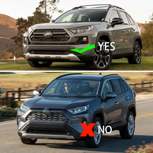For 2019-2024 2021 Toyota Rav4 Adventure Adv Bumper Fog Lights Lamp Pair w/Bulbs