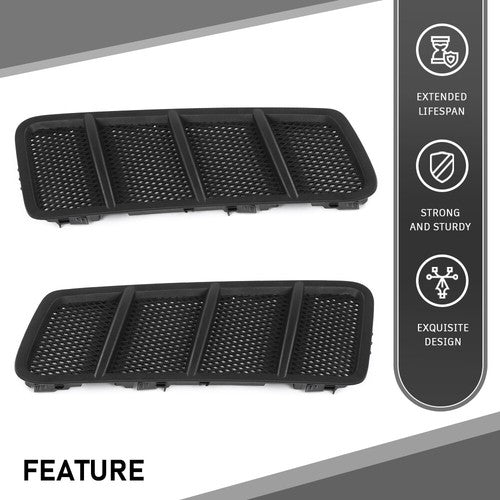 Solid Spare Hood Air Vent Grille Left & Right Fit For 12-15 Mercedes W166 ML /GL Class