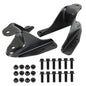 Solid Spare 2Pcs Rear Leaf Spring Forward Shackle Bracket Hanger For 83-97 Ford F-250 F-350