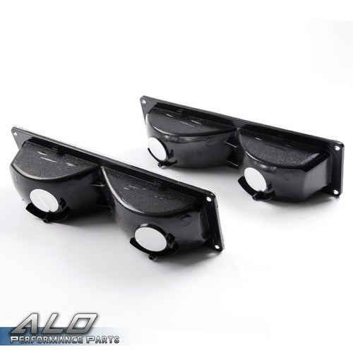 Solid Spare Fit For 88-98 Silverado Pickup Bumper Parking Lights Turn Signal Lamps Pair
