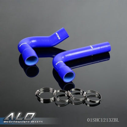 Solid Spare Silicone Radiator Hose Kit Blue Fit For 67-70 Ford Mustang/Falcon/Fairlane V8