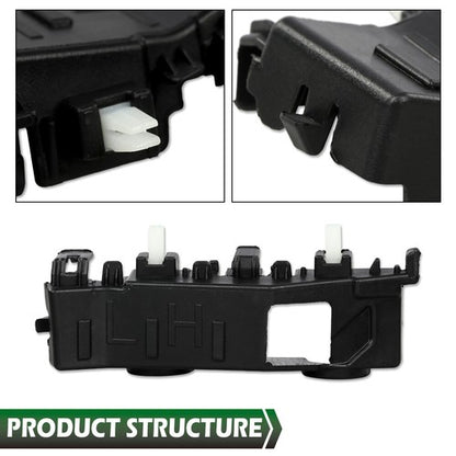 Solid Spare Fit For 2016-2021 Hyundai Tucson Front Bumper Cover Retainer Left+Right