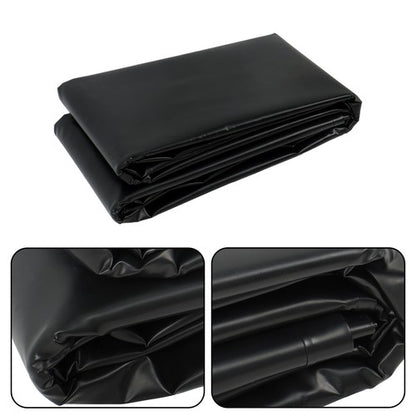 Solid Spare 15×20 Ft Pond Liners 20 Mil Waterproof Fish Liner For Water Garden HDPE Black