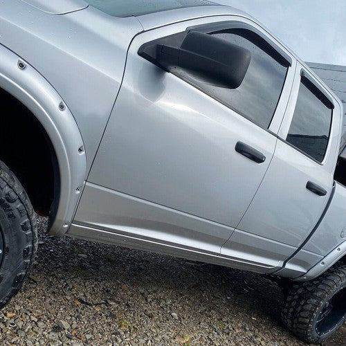 Solid Spare Rocker Panels Cab Corner For 09-18 Dodge Ram 1500 2500 3500 Extended & Quad Cab