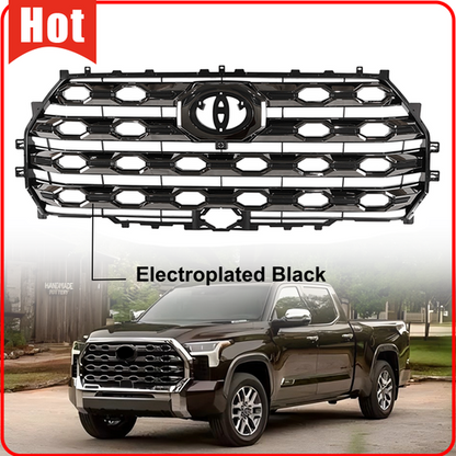 Electroplated Black For Toyota Tundra Platinum 2022 2023 2024 Front Bumper Grill