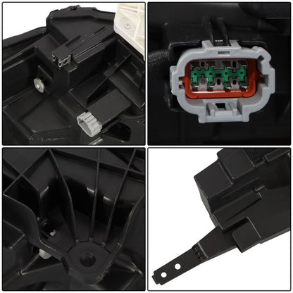 Solid Spare Headlamp Clear Full LED Passenger Black For Nissan Frontier 2022-2024 Headlight