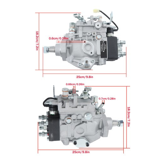 Solid Spare 196000-5020 For Caterpillar 3044C 252B 262B 246C 236B2 252B2 Fuel Injection Pump