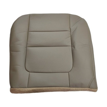 For 2001 Ford F250 F350 Front Left Driver Bottom & Top Leather Seat Cover Tan