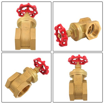 Solid Spare For Water Gas Fuel Flow Control 2-1/2" Brass Gate Valve DN65 NPT Female Thread