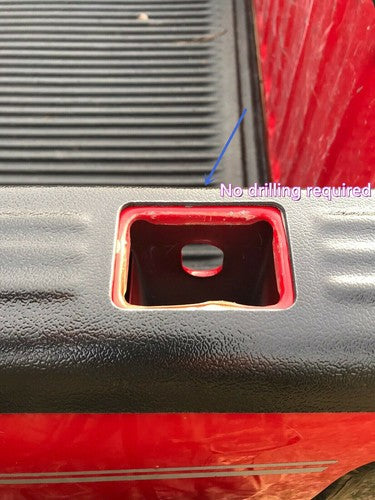 Solid Spare Black Bed Rail Caps for 1999-2006 Chevy Silverado / GMC Sierra 6'6" Bed 7201151