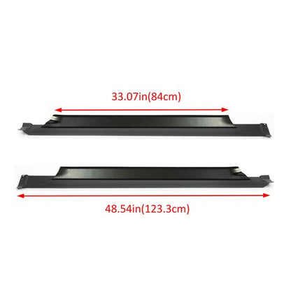 Solid Spare Outer Rocker Panels Pair For 88-98 Chevy/GMC C/K 1500 2500 3500 2DR Extended Cab