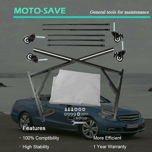 Solid Spare For Mercedes 560SL Hardtop Stand Trolley Cart Rack and Hard Top Dust Cover