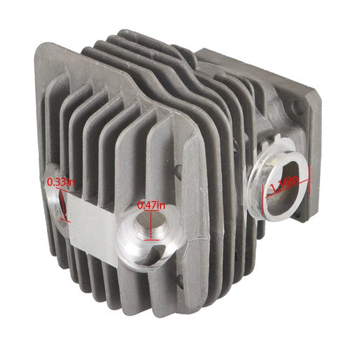 Solid Spare Cylinder Piston Kit For MS460 046 Magnum 52mm Top End Set Gaskets