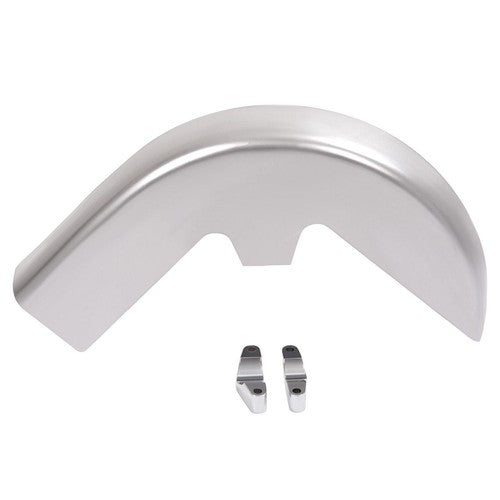 Solid Spare Touring Bagger Softail Electra 26\" Wheel Wrap Front Fender For Harley Davidson