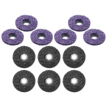 Solid Spare Discs Set (6 Black, 6 Purple) 12 Pack: 4-1/2" x 7/8" Diamond Grinding Wheel