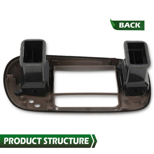 Solid Spare Fit For 97-03 Ford F-150 Expedition Dash Pad Dashboard & Dash Radio Bezel Brown