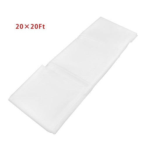 Solid Spare 6Mil Clear Polyethylene Film Greenhouse Plastic Sheeting 20 x 20 ft