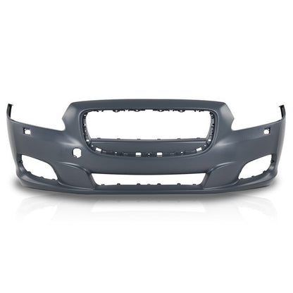 Solid Spare Front Bumper Cover Fit For 11-15 Jaguar XJR XJ w/o Paking Aid Sensor Hole