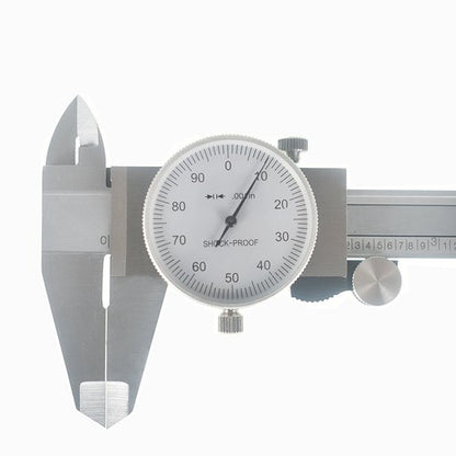 Solid Spare 6" DIAL CALIPER CARBON STEEL SHOCKPROOF .001" OF ONE INCH