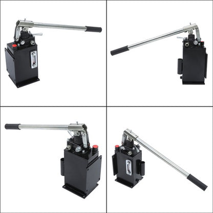 Solid Spare Hydraulic piston hand pump with valve for double acting cylinder 2.7 CID 3 Quart