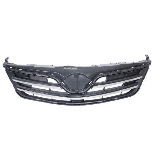 For 2013 Toyota Corolla 5310002640C0 Front Bumper Upper Chrome Black Grille