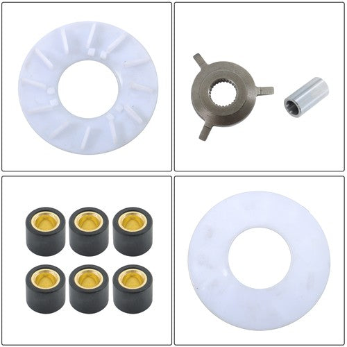 Solid Spare Variator Assembly Front Clutch QMB139 For Gy6 50cc 49cc Scooter Moped Dirt Bike