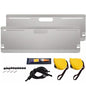 Solid Spare Wheel Alignment Tool Toe Plates 2 Tape Measures w/Magnets Camber Caster Toe