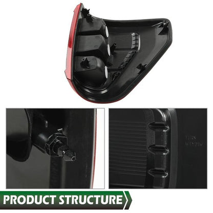 Solid Spare Fit For 2021-2023 Ford F150 XL w/o Blind Spot TaiL Light Brake Lamp Left Side