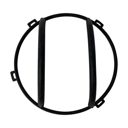 Fit 2007-2018 Jeep Wrangler JK Black Headlight Headlamp Guard Round Cover Kit