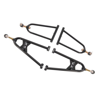 Solid Spare Fully Front Extended A Arms +2 +1 For Yamaha Raptor 700 700R 2006-2017 Chrome