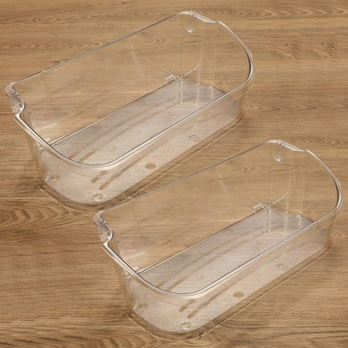 Solid Spare 2 Pack Refrigerator Top Door Bin Shelf For Frigidaire 240356402 AP2549958