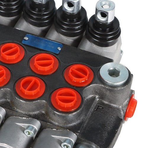 Solid Spare 4 Spool Hydraulic Directional Control Valve 11gpm Double Acting Cylinder New