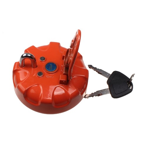 Solid Spare Fuel Tank Cap With 2 Keys for Daewoo Doosan Excavator DH215-7 DH225-9 DH300 New