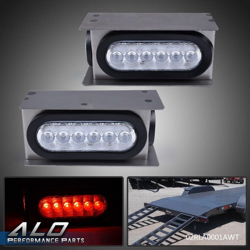 Solid Spare Fit For Trailer/Truck LED Steel Housing Box 6"Oval Tail Light 2"Marker Light