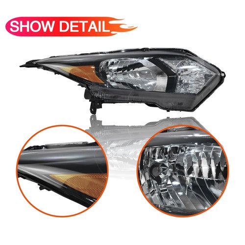 Headlights Assembly Headlamp Halogen Fit 2016 2017 2018 Honda HR-V HRV LH+RH