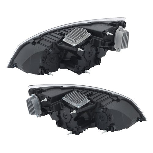 Solid Spare Left and Right Side LED Headlight Headlamp For Freightliner Cascadia 2018-2023