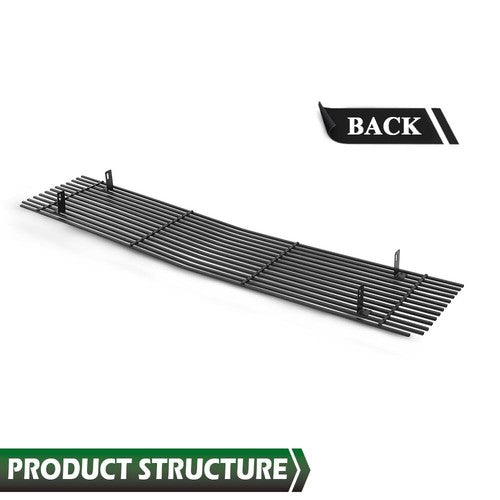 Solid Spare Fit 1973-1980 Chevy GMC Blazer C/K Pickup Suburban Black Billet Grille Insert