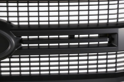 For Ford F-150 Platinum 2015-2017 Front Upper Grille W/ Camera Hole Matte Black