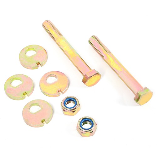 Solid Spare Alignment Cam Bolt Kit Front Lower Control Arm for Jeep Wrangler TJ JK Cherokee
