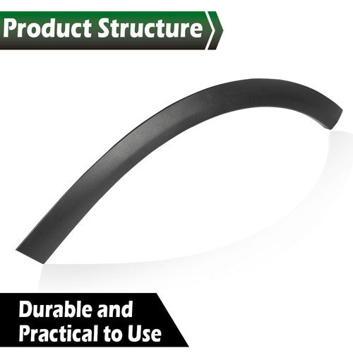 Solid Spare Rear Left Door Fender Flare Wheel Well Arch Molding Fit For 16-21 Tesla Model X