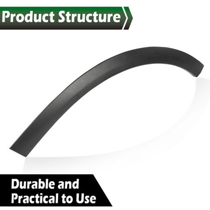 Solid Spare Rear Left Door Fender Flare Wheel Well Arch Molding Fit For 16-21 Tesla Model X