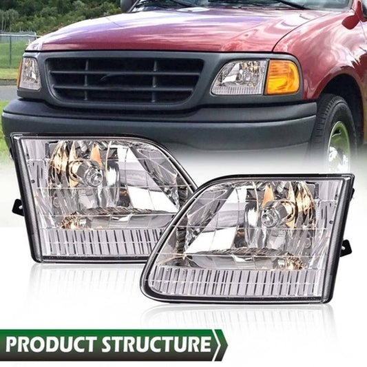 Solid Spare Fit For Ford 97-03 F-150/97-99 F-250/97-02 Expedition Headlights Left & Right