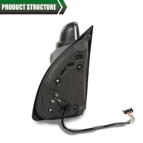 Solid Spare 1Pair Side Tow Mirrors Power+Heated Fit For 1999-2007 Ford F250 F350 Super Duty